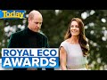 Prince William and Kate walk ‘green’ carpet for Earthshot awards | Today Show Australia