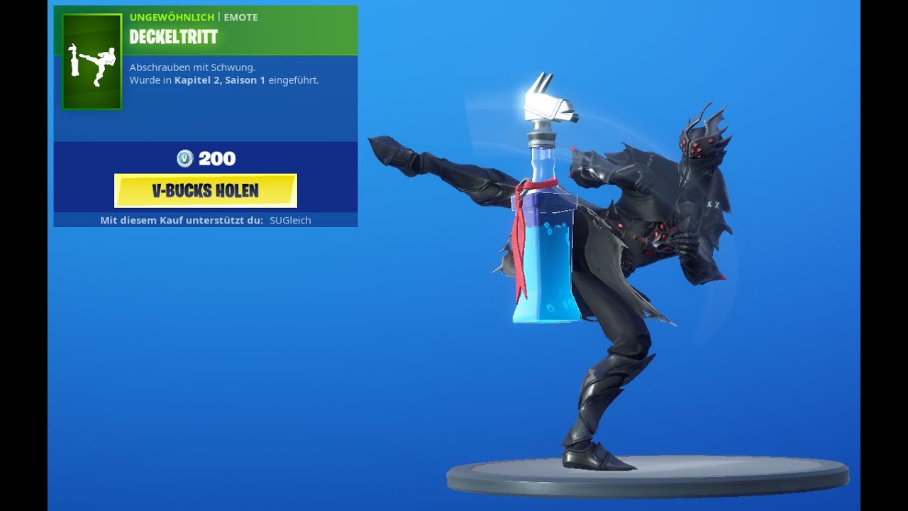 FORTNITE HEUTE NEU ** DECKELTRITT (CAP KICK) ** 23.01.20 YouTube