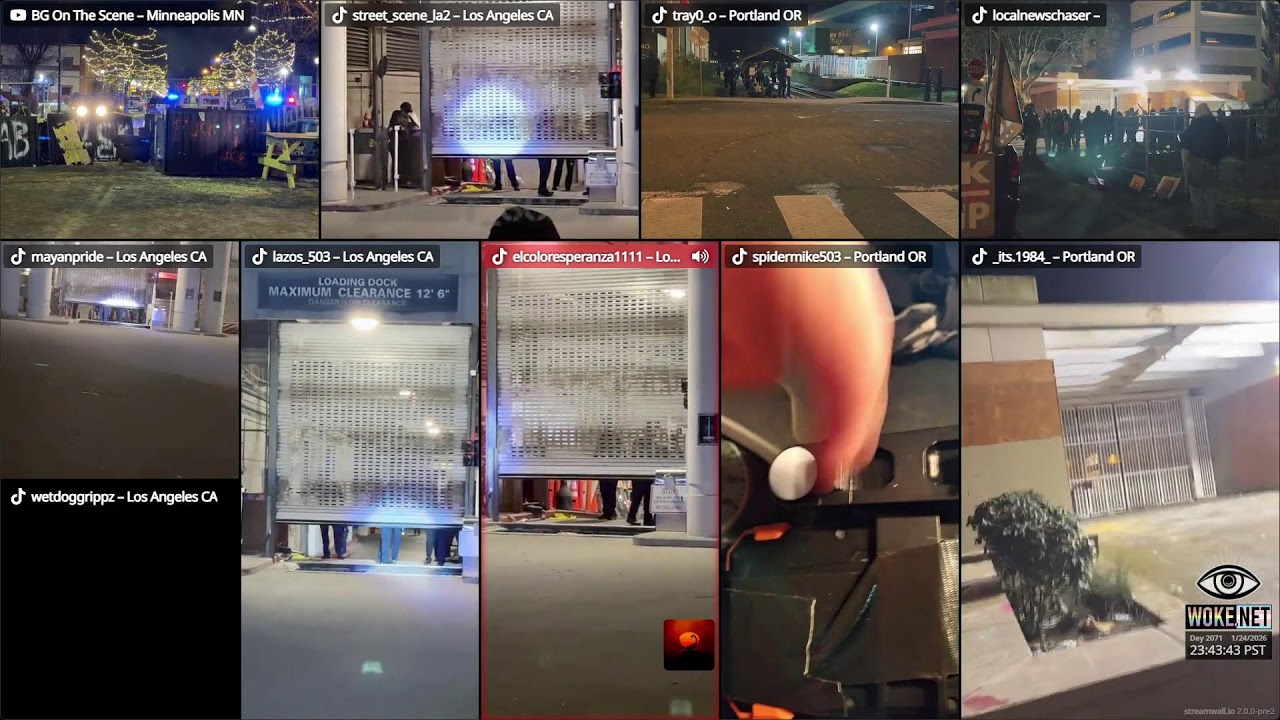 01/24/26 - ICE Raids Protests Nationwide - WOKE.NET