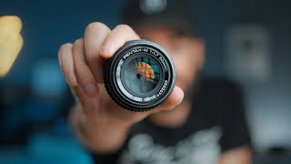 This $50 Vintage LENS Completes my FILM LOOK [fits on ALL CAMERAS!] screenshot 4