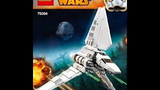 LEGO Star Wars Imperial Shuttle Tydirium 75094 Building Kit Instructions DIY