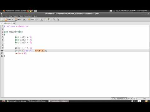 Let's Code! : C-Arithmetic Operators Part 2/2