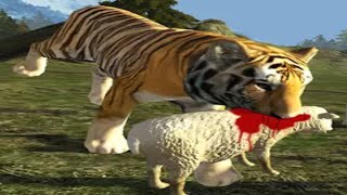 Tiger 🐅  attack the Goat 🐐 #videogame #gameplay #viral #gaming #tiger #goat #kill #tricks screenshot 4