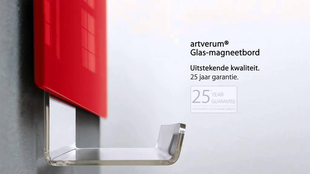 Sigel GL114 Tableau magnétique Artverum en verre trempé 480 x 480 x 15