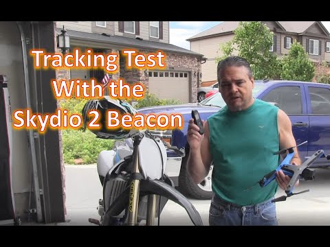 Skydio Beacon - tracking test in open field