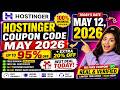 Best Hostinger Coupon Code May 2026 | 95% OFF + Free Domain Special Offer