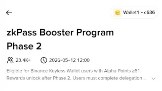 zkPass Booster Program Phase 2