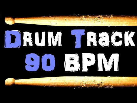 drum-beat-90-bpm-|-bass-guitar-backing-drum-track-|-funk-loop-#274