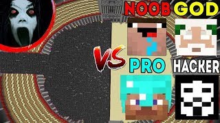 Minecraft Battle: Noob vs PRO vs HACKER vs GOD : SLENDRINA APOCALYPSE Challenge - Animation