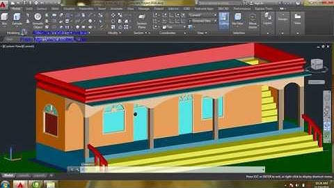 AUTO CAD 2016 PASHTO LESSON11  3D  PROJECT 1STDAY RAHIM HAIDERY