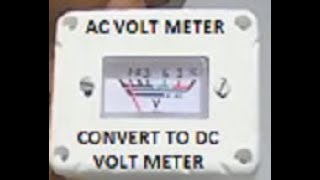 DC ANALOGUE VOLT METER HOME MADE