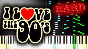 RUNNING IN THE 90S - Piano Tutorial