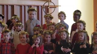 Tenley's 3 year old Preschool Christmas Program 2018