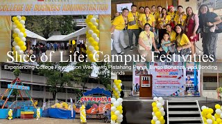 Campus Festivities – College Foundation Week with Perya, Bingo, and Bonding with Friends 💛