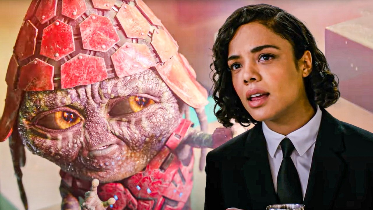 Pawny की Entry ? | जब Chris Hemsworth और Tessa Thompson मिले नए Alien से | MIB International