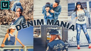 Denim Mania Preset | Lightroom Mobile Presets Tutorial 2019 | Free DNG Download | Blue Tone screenshot 2