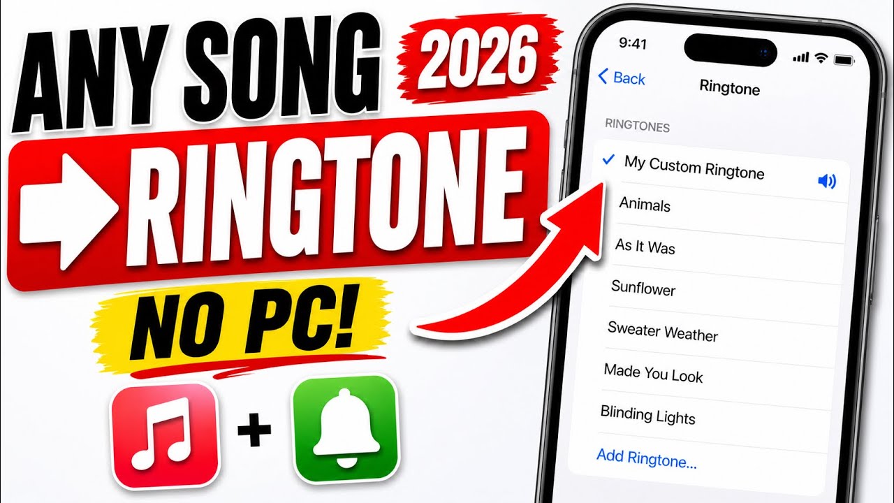 (2026) How to Set Any Song as iPhone Ringtone – Free & No Computer ...