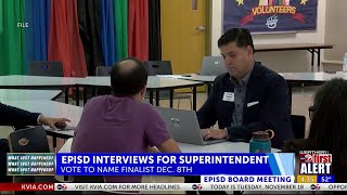 El Paso ISD board meeting to discuss superintendent candidates
