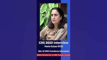 Mock Interview | CSS exam preparation from CSPs Academy, Islamabad  #csspreparation