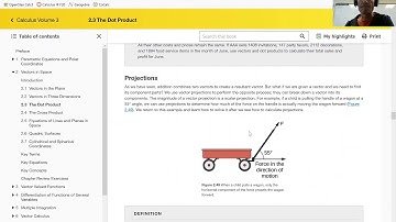 C2S3 The Dot Product