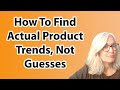 How to find trends for Etsy product development