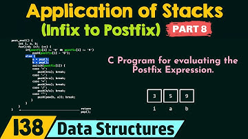 Toepassing van stapels (van infix naar postfix) - Deel 8