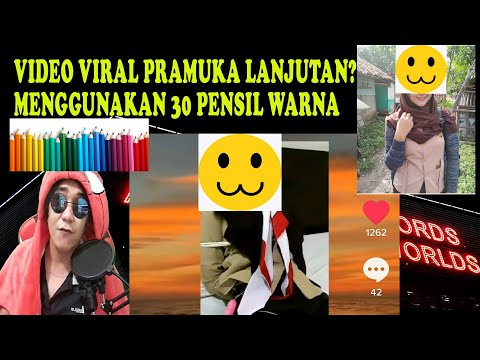 VIDEO PRAMUKA VIRAL YANG ASLI VIRAL MENGUNAKAN 30 PENSIL WARNA! MIRIP VIDEO PRAMUKA VIRAL 30 MENIT!