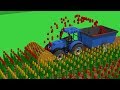 Springtime Blue #Tractor | The Story of the Tulips - Planting to Harvest | Traktor Zbiór Tulipanów