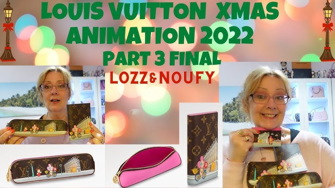 LOUIS VUITTON Monogram 2022 Christmas Animation Paris Passport