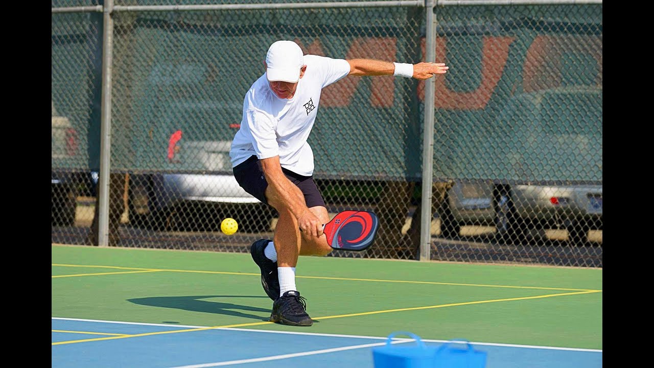 Pickleball Drill to Develop the Chip and Catch and Reset Shots from Mid