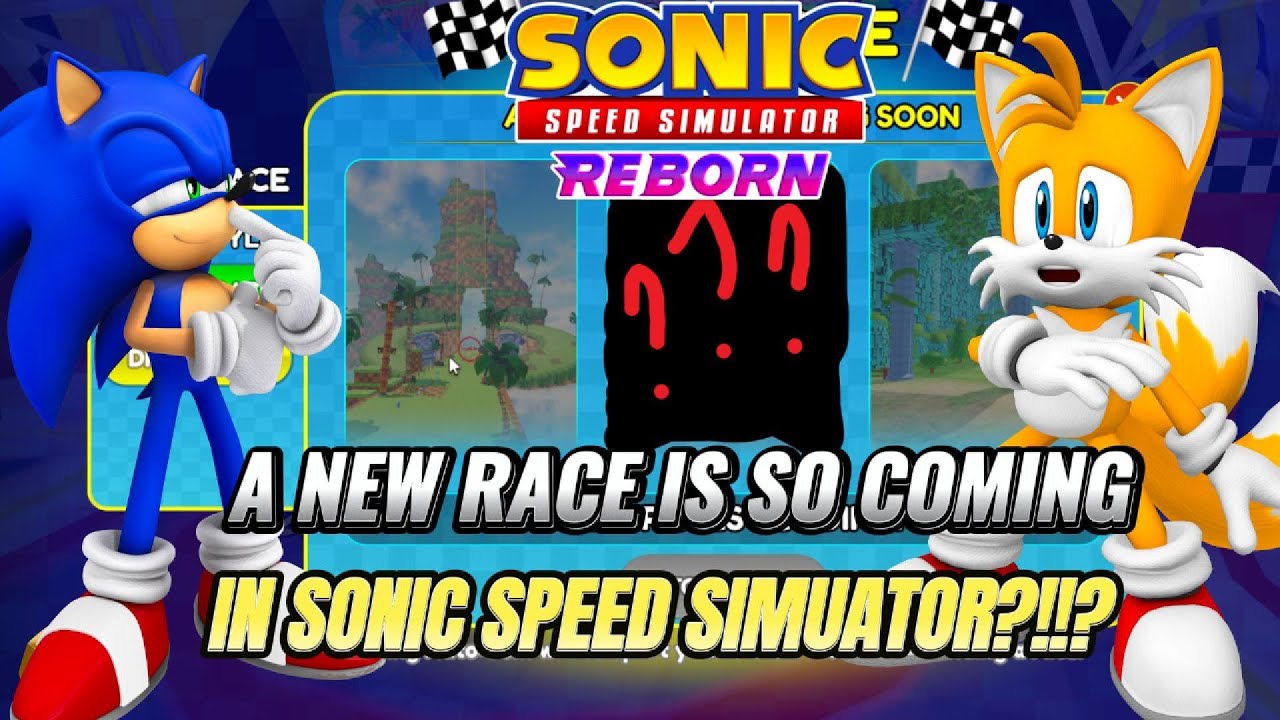 A New Race Is Coming In Sonic Speed Simuator?!😲... *THEORY* ROBLOX [sonic speed simulator reborn]