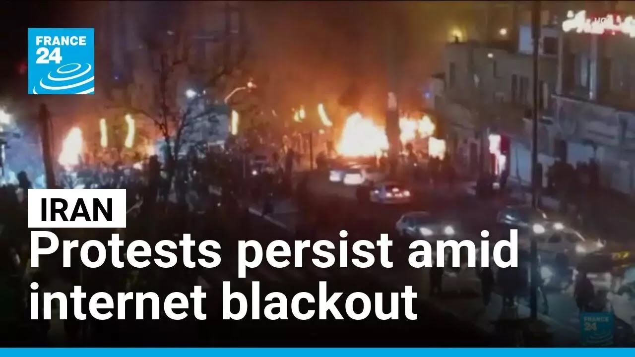 Protests roil Iran despite nationwide internet blackout • FRANCE 24 English