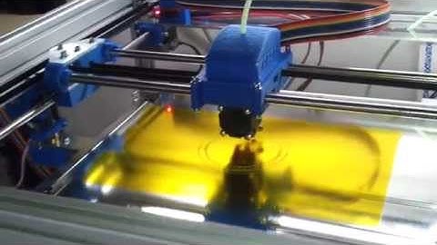 CoreXY First Speed Tests . ABS Filament