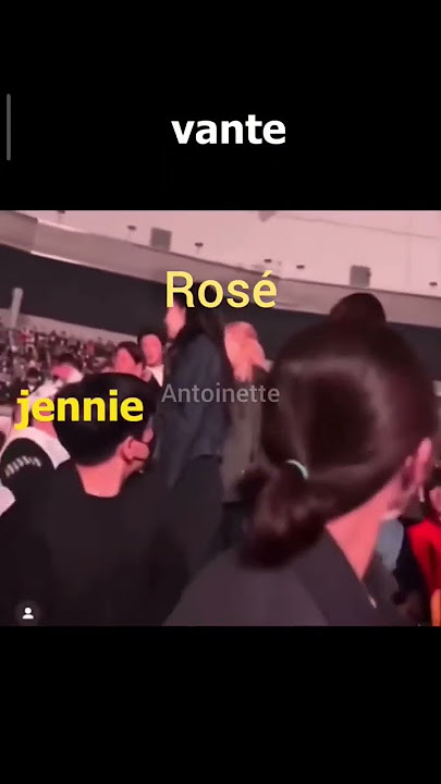 taehyung looking at Rosé on harry styles concert #rosé #taehyung #blackpink #bts