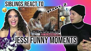 Siblings react to Jessi Funny Moments Compilation PART 2| REACTION