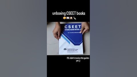 unboxing CSEET books!! 📚✨ #cseet #cseet2025 #books #yt #ytshorts