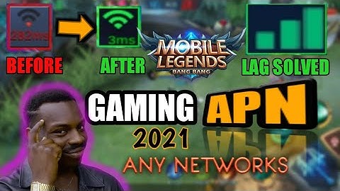 Mobile Legends - Anti Lag solve | New APN 2021 | All networks | Stable For Online Games