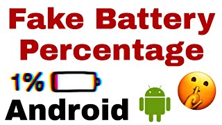 Best Fake Battery Percentage App For Android screenshot 5