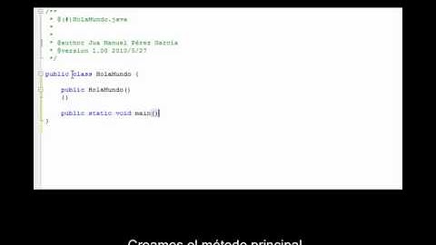 Hola Mundo en Java con Jcreator