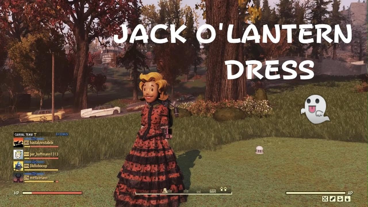 Jack O'Lantern Dress - Fallout 76