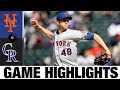 Mets vs. Rockies Game 1 Highlights (4/17/21) | MLB Highlights