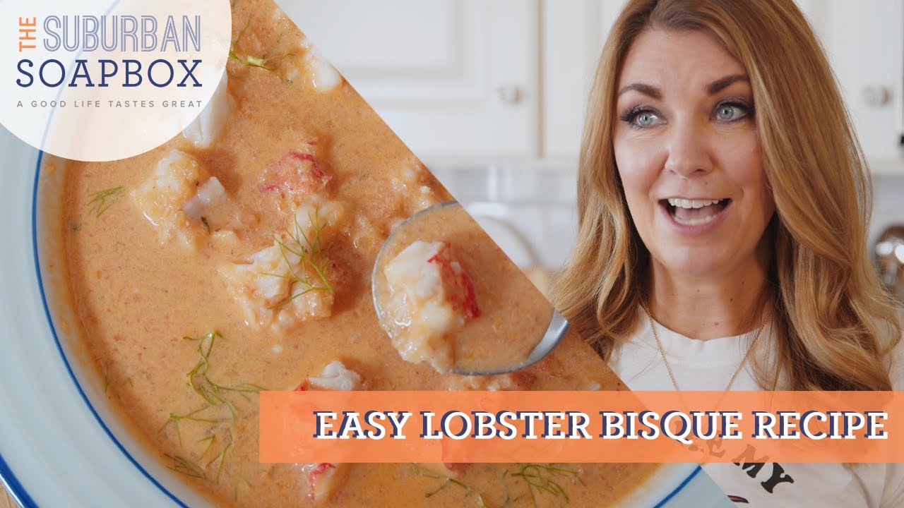 Lightened Up Lobster Bisque {step-by-step videos} - Meals with Maggie