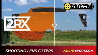 X Sight Sport 2RX • Clay Shooting Glasses • Lens Colour Filter Simulation