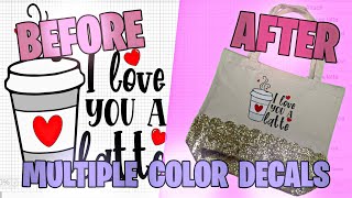 How to Make Vinyl Decals with Multiple Colors on Cricut (Cricut Design Space Tutorial)