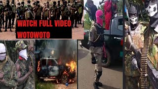 WOTOWOTO : BIAFRA LIBERATION ARMY SENDS MANY ZOO TÈRRØRÍST ARMY TO JUDGMENT SEIZE ARMS IN ULI(VIDEO