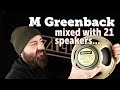 Celestion G12M Greenback vs 21 other speakers shootout