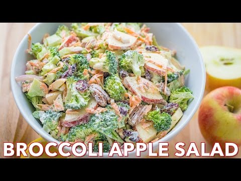 Video: Brokoli Dan Salad Apel - Resep Langkah Demi Langkah Dengan Foto