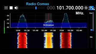 Radio Comas 101.700 MegaHertz. en FM. [VHF/Low.]. Perú-Lima-Puente. Piedra. (ID). Primavera 2024.