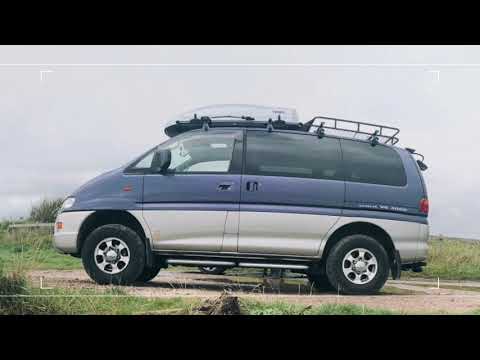 DJI Story Edit Mitsubishi Delica L400 4 x 4 JDM @ Powillimount Beach Dumfries and Galloway