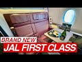 Detailed review of the brand new japan airlines first class  airbus a3501000